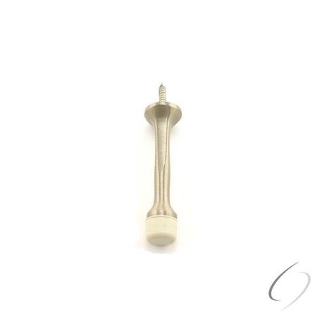 IVES COMMERCIAL Solid Brass 3-1/8" Solid Door Stop Satin Nickel Finish 61B15